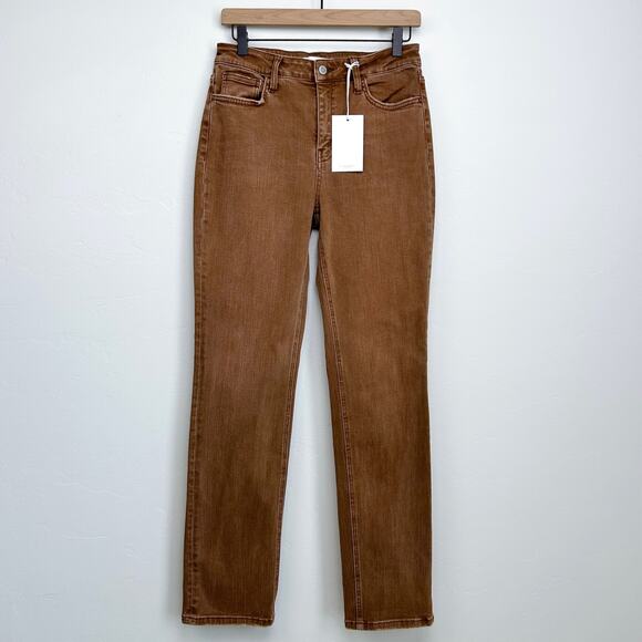 Flying Monkey Slim Straight Stretch Toffee Denim Jeans NWT - Picture 3 of 10
